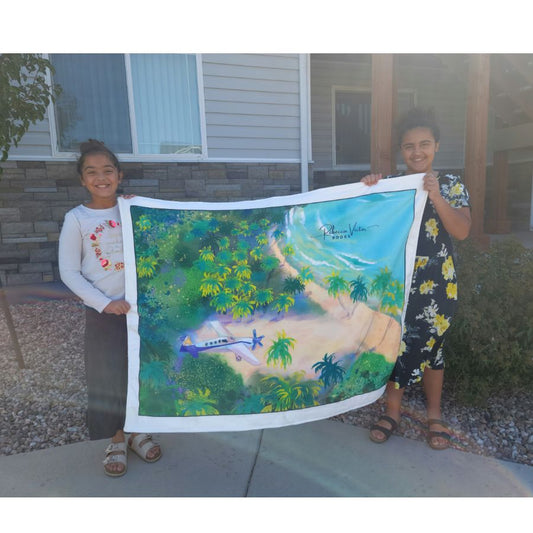 Mya Learns To Count Her Blessings Blanket and HARDBACK book