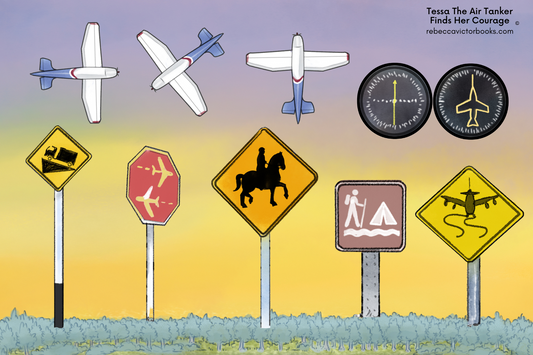 Tessa The Air Tanker Sticker Sheet Set!