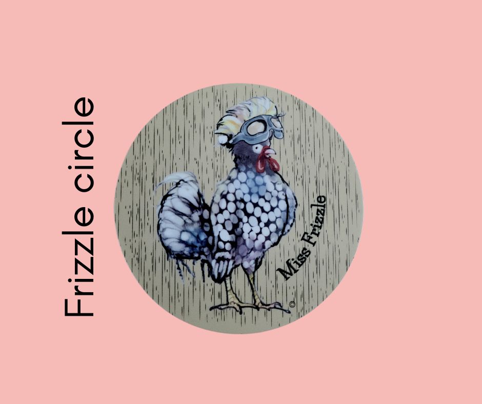 Miss Frizzle Circle Sticker