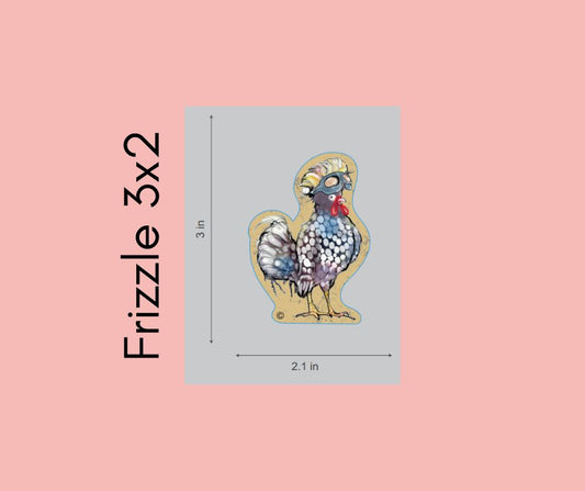 Miss Frizzle Dye Cut Sticker